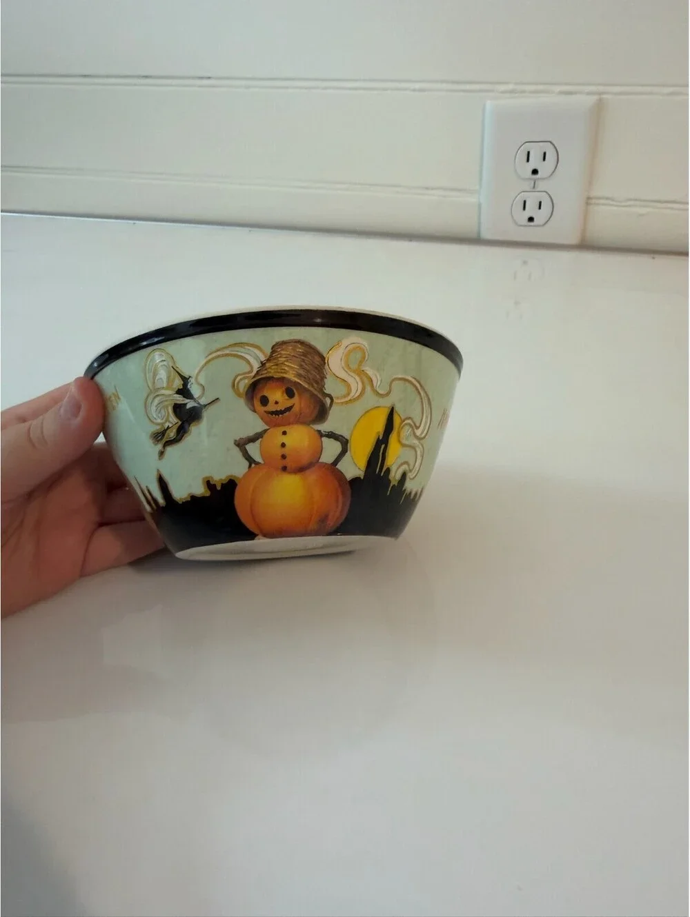 Vintage Williams Sonoma Happy Halloween Bowl